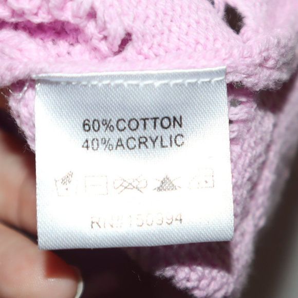 Kaily K Pink Heart Short Sleeve Knit Top Women's Size M-NWT - Picture 7 of 7